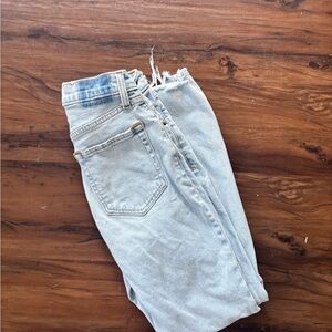 Abercrombie & Fitch Light Blue Straight Leg Jeans